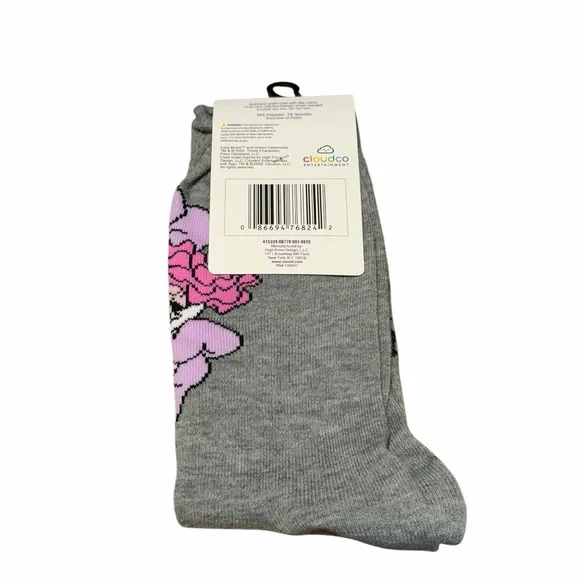 Care Bears Gray and Pink Fun Socks - Picture 3 of 4